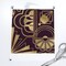 Large Art Deco Dark Purple Gold Vintage Antique Modern 1920S Abstract Custom Printed Fabric by Spoonflower Various Fabrics by the Yard or Fat Quarter